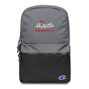 Karbala Arabic - Embroidered CHAMPION Backpack