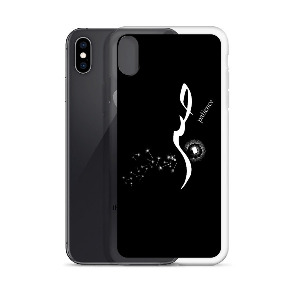 Sabr Patience - iPhone Case Black