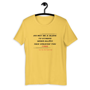 Do Not Be A Slave - Short Sleeve T-Shirt MEN