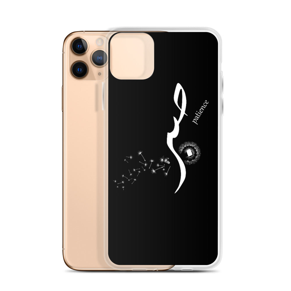 Sabr Patience - iPhone Case Black