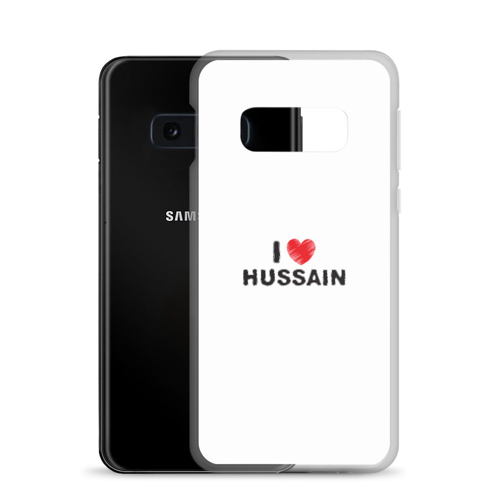 I Love Hussain (as) - Samsung Case White