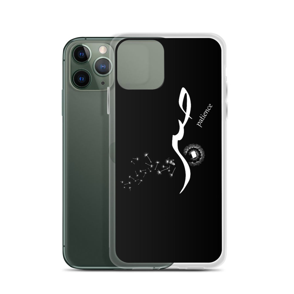 Sabr Patience - iPhone Case Black