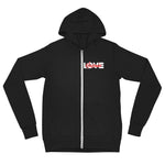 Love Hussain (as) - Zip Hoodie WOMEN Black