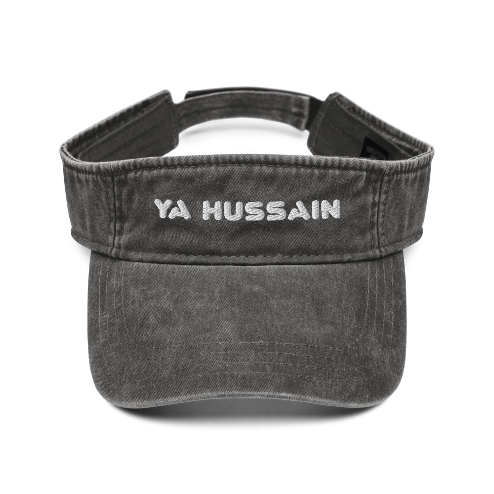 Ya Hussain (as) - 3D Embroidered Denim Visor