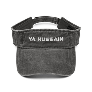 Ya Hussain (as) - 3D Embroidered Denim Visor