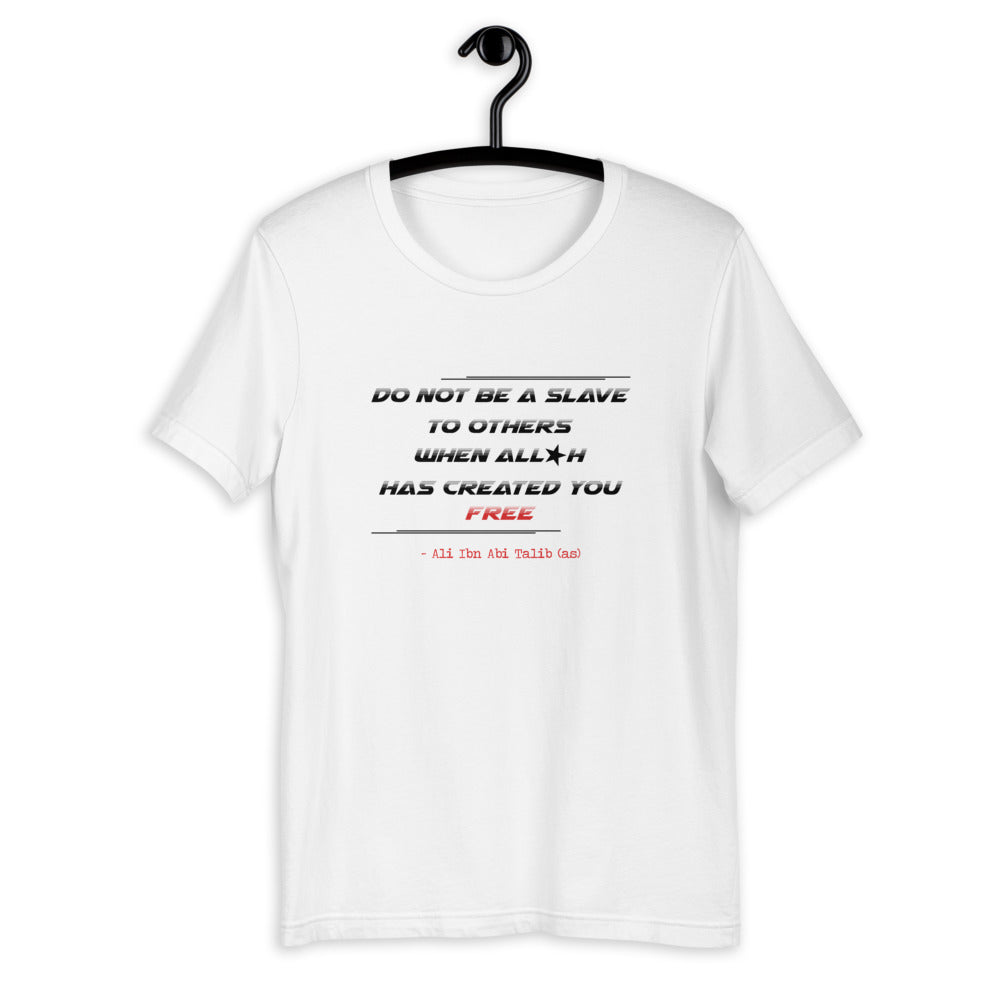 Do Not Be A Slave - Short Sleeve T-Shirt MEN