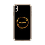 Ya Zahra (as) - iPhone Case Black Gold Circle