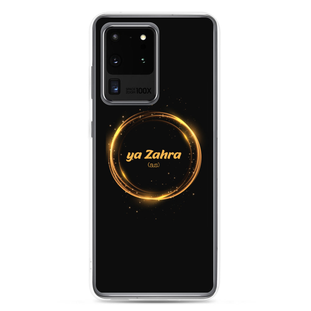 Ya Zahra (as) - Samsung Case Black Gold Circle