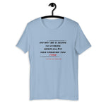 Do Not Be A Slave - Short Sleeve T-Shirt WOMEN