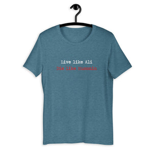 Live Like Ali (as) Die Like Hussain (as) - Short Sleeve T-Shirt WOMEN