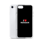 I Love Hussain (as) - iPhone Case Black