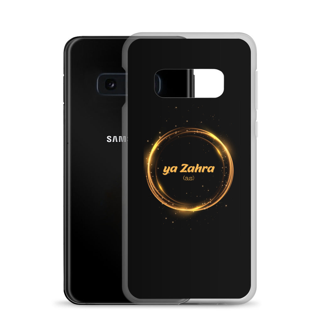 Ya Zahra (as) - Samsung Case Black Gold Circle