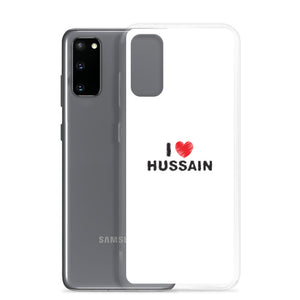 I Love Hussain (as) - Samsung Case White