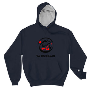 Ya Hussain (as) Black and Red - Champion Hoodie