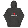 I Love Hussain (as) White - Premium Hoodie WOMEN - Hayder Maula