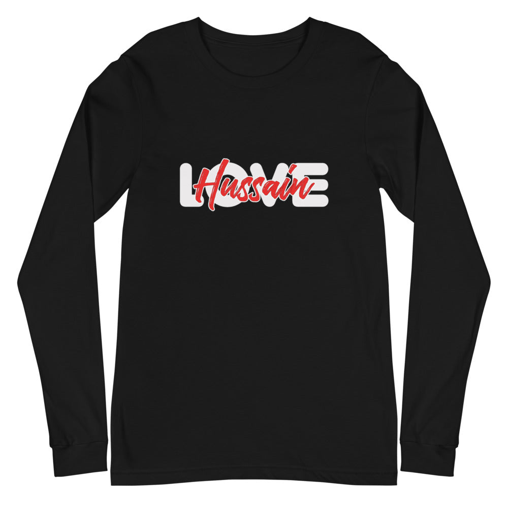 Love Hussain (as) White - Long Sleeve Shirt MEN