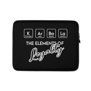 Karbala The Elements Of Loyalty - Laptop Sleeve Black