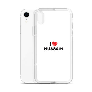 I Love Hussain (as) - iPhone Case White