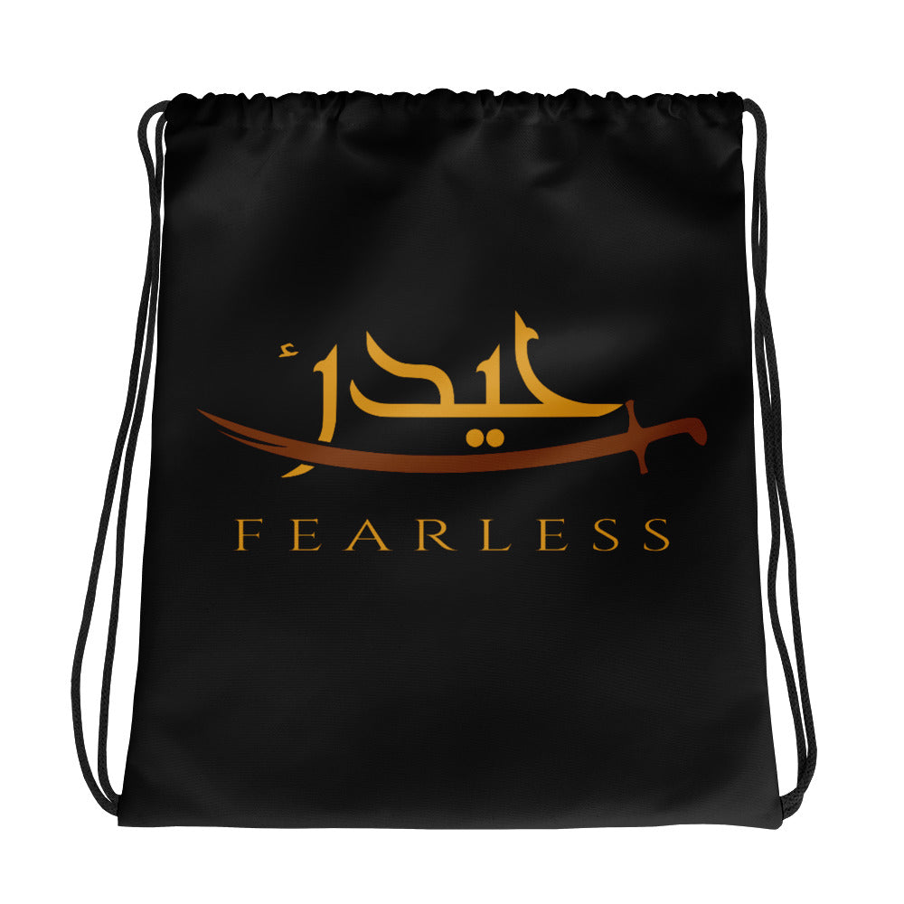Haydar Fearless - Drawstring Bag Black