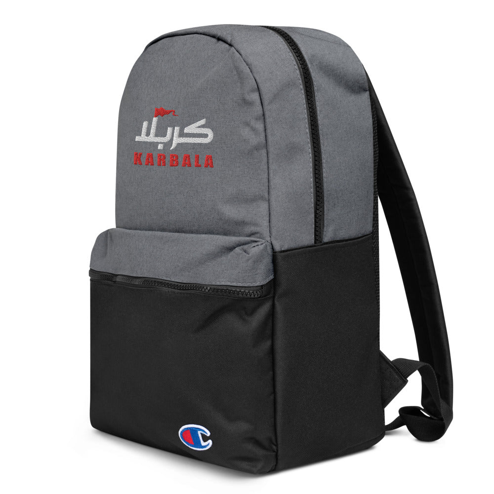 Karbala Arabic - Embroidered CHAMPION Backpack