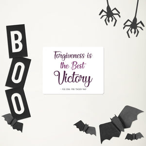 Forgiveness Is The Best Victory - Bubble-Free Vinyl Stickers