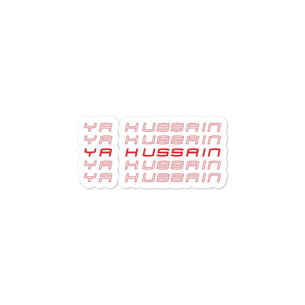 Ya Hussain (as) Retro Style - Bubble-free Stickers - Hayder Maula