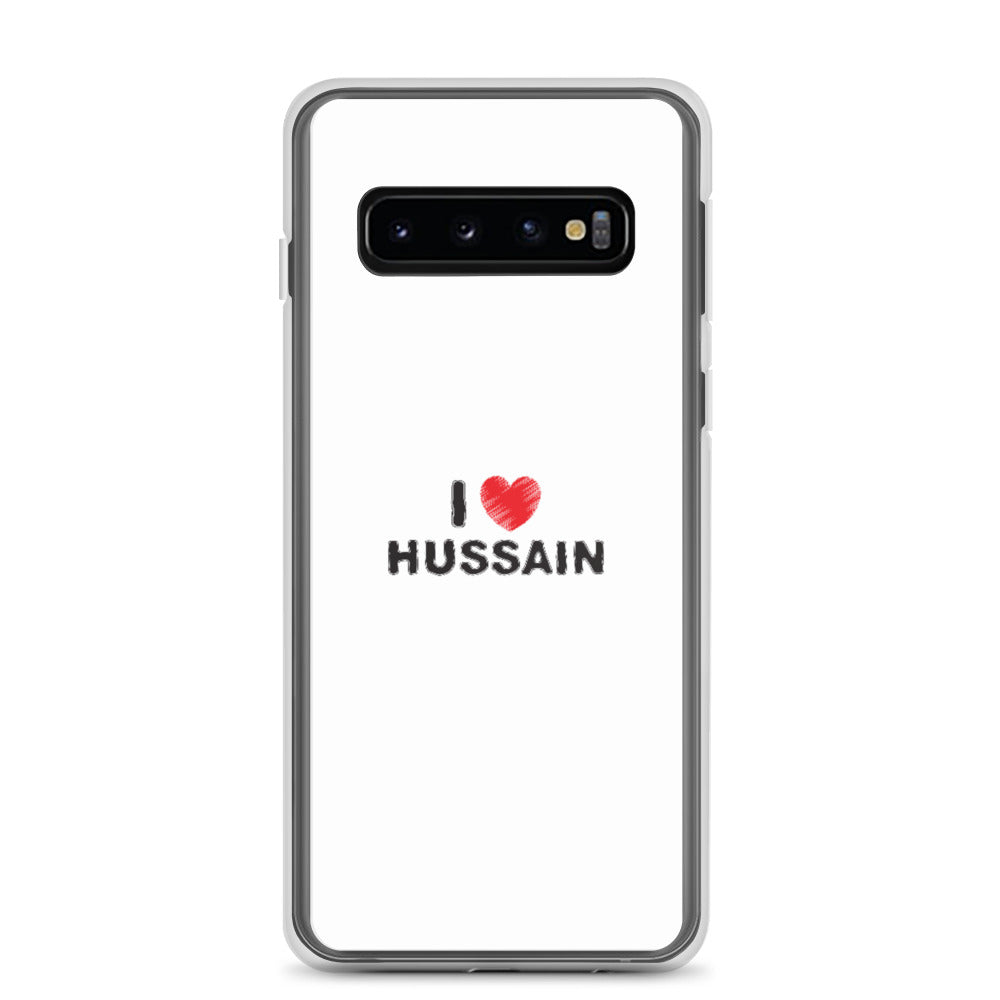 I Love Hussain (as) - Samsung Case White