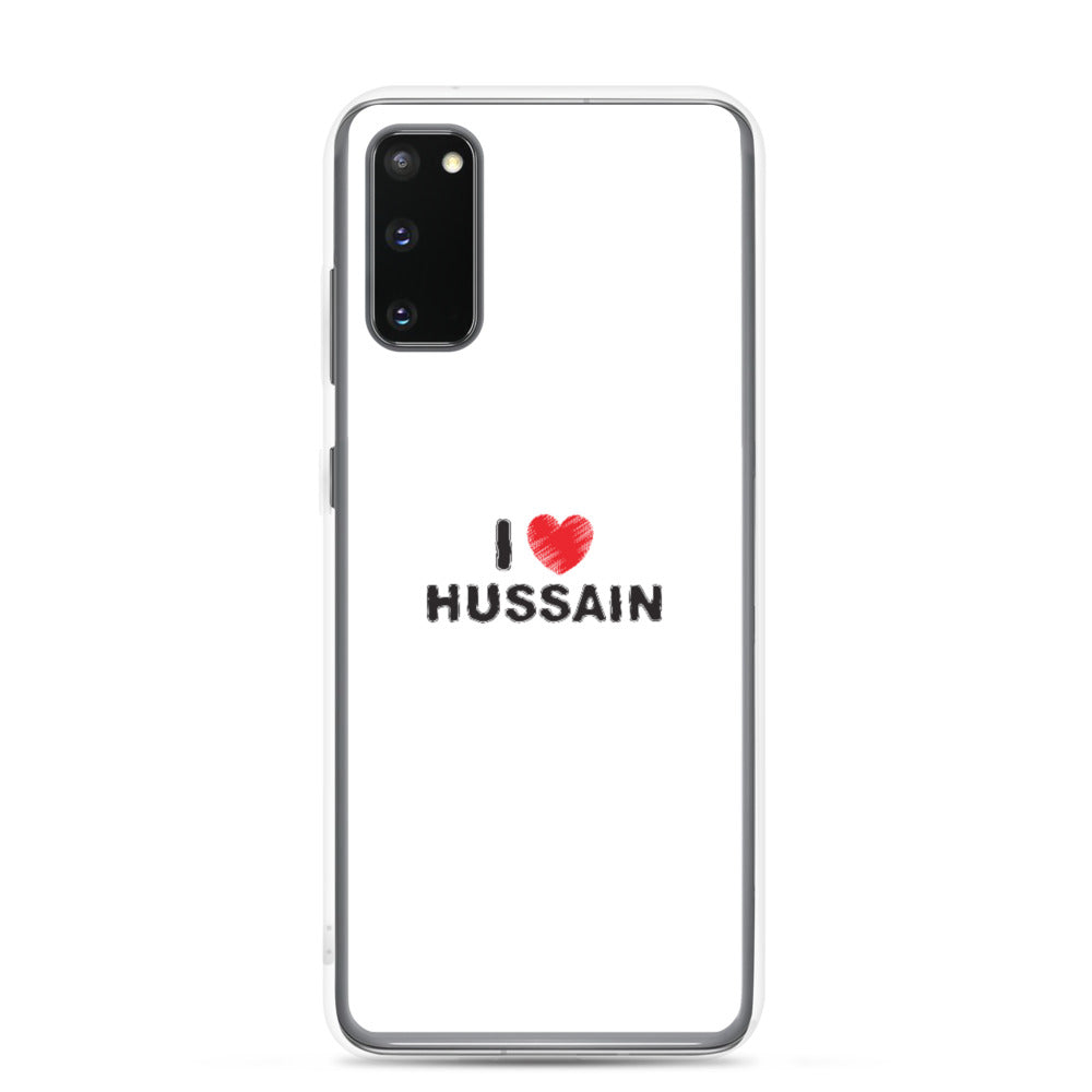 I Love Hussain (as) - Samsung Case White