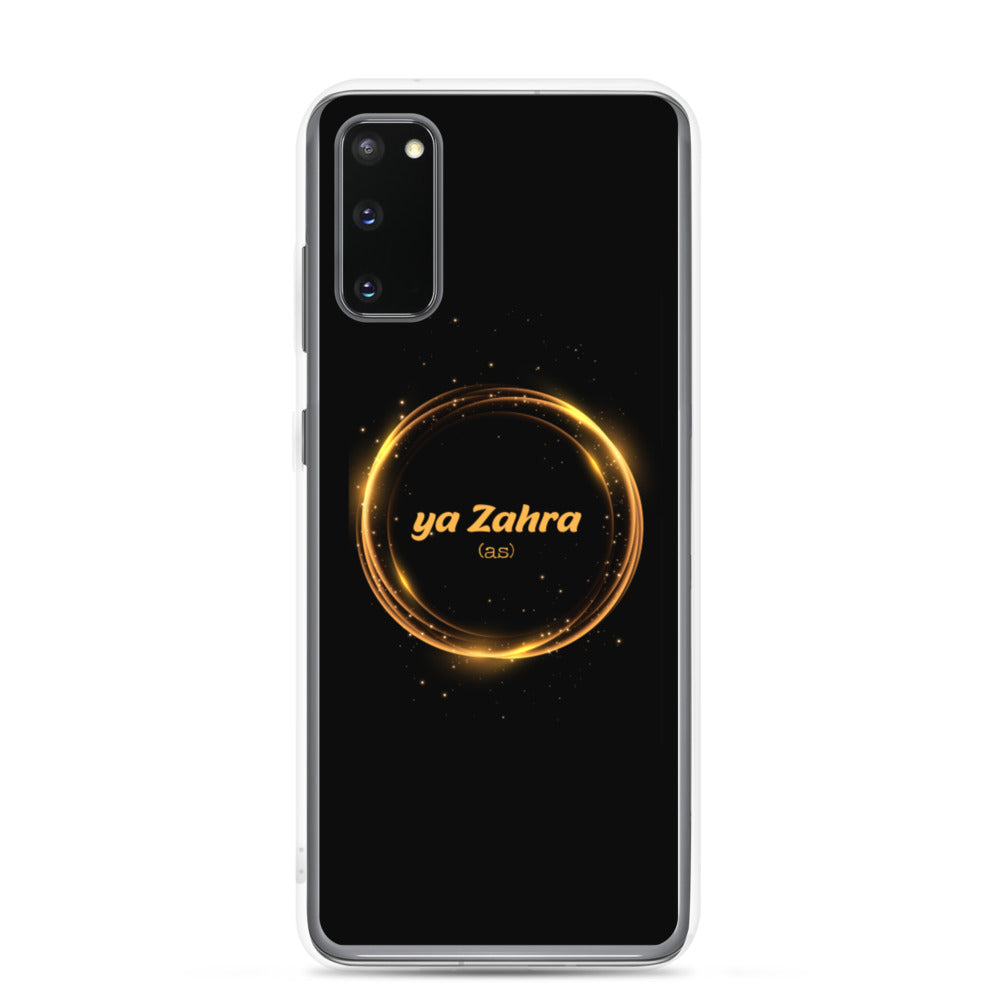 Ya Zahra (as) - Samsung Case Black Gold Circle