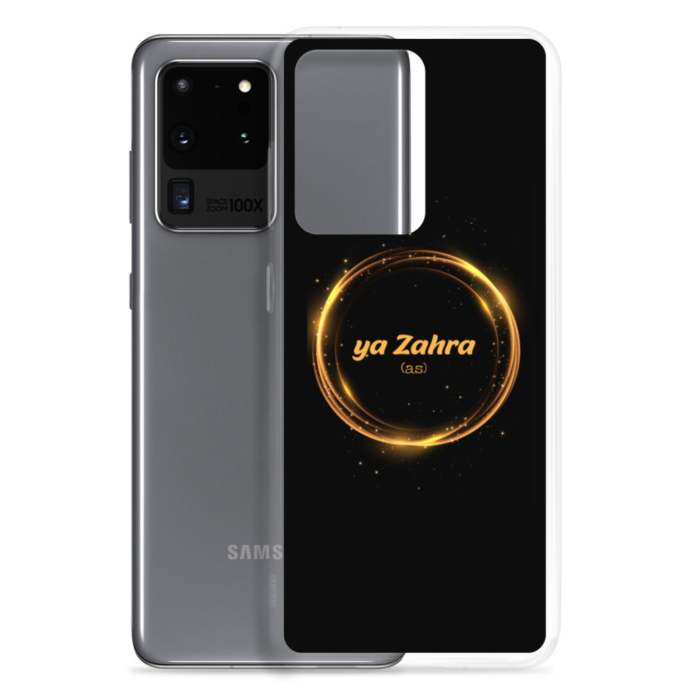 Ya Zahra (as) - Samsung Case Black Gold Circle