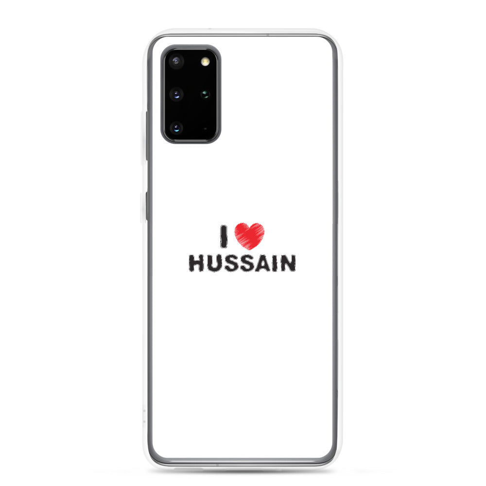 I Love Hussain (as) - Samsung Case White