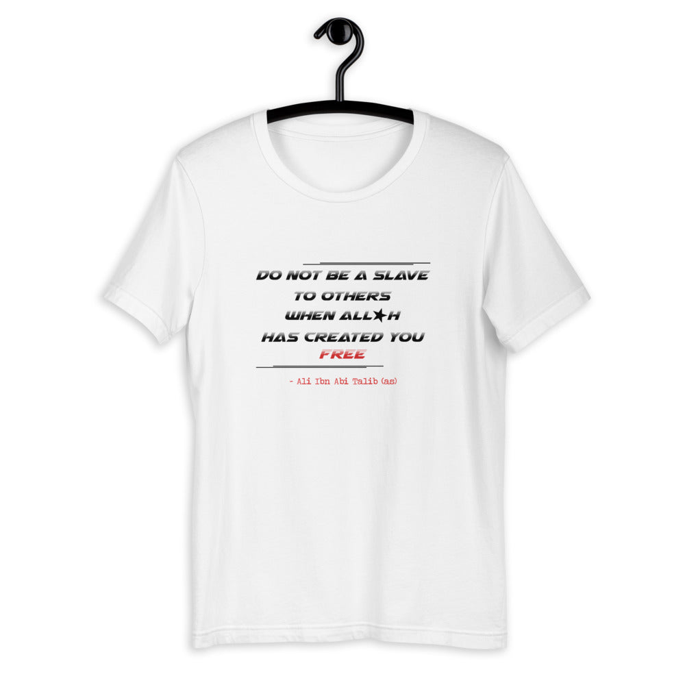 Do Not Be A Slave - Short Sleeve T-Shirt WOMEN