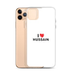 I Love Hussain (as) - iPhone Case White