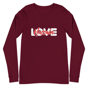 Love Hussain (as) White - Long Sleeve Shirt MEN