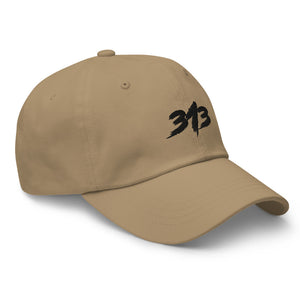 313 Black - Dad Hat Embroidered