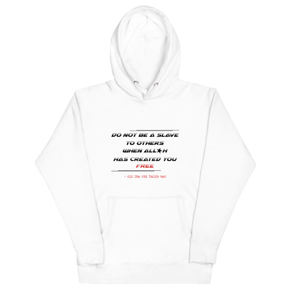 Do Not Be A Slave - Premium Hoodie WOMEN