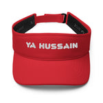 Ya Hussain (as) White - 3D Embroidered Flexfit Visor