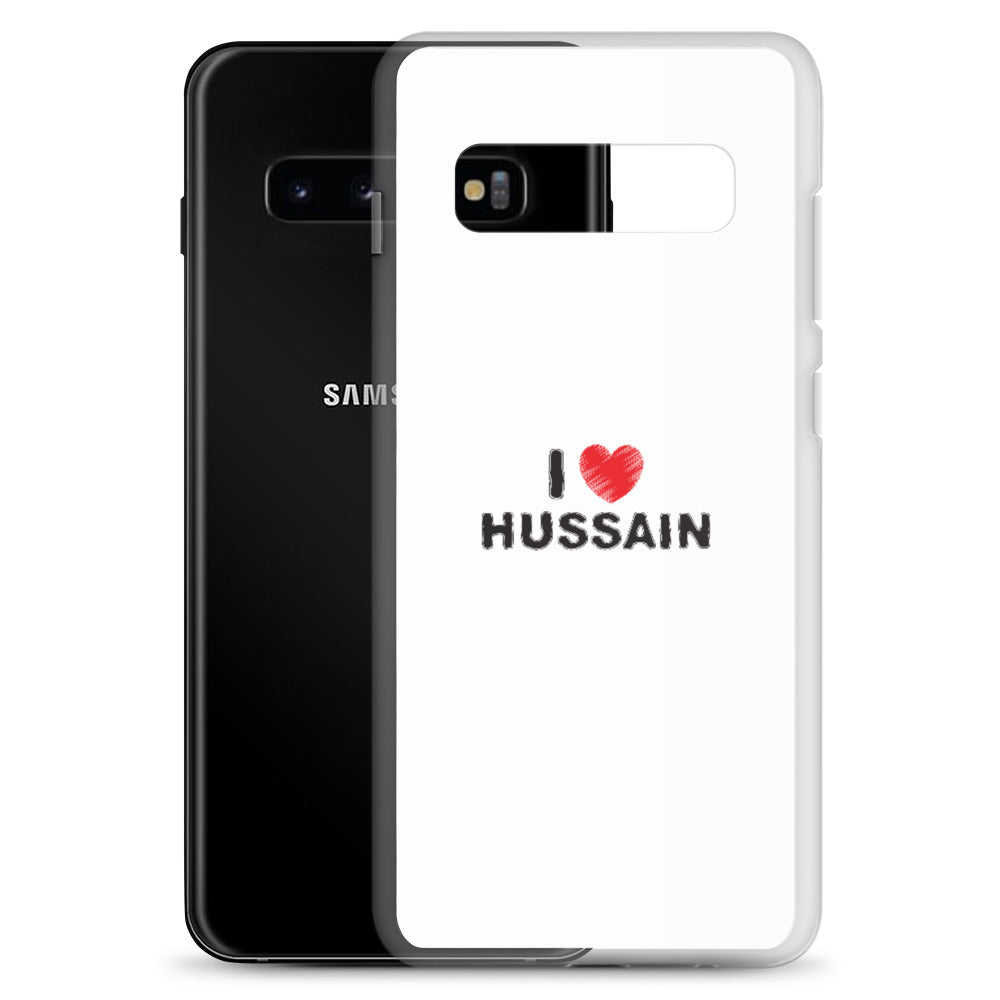 I Love Hussain (as) - Samsung Case White