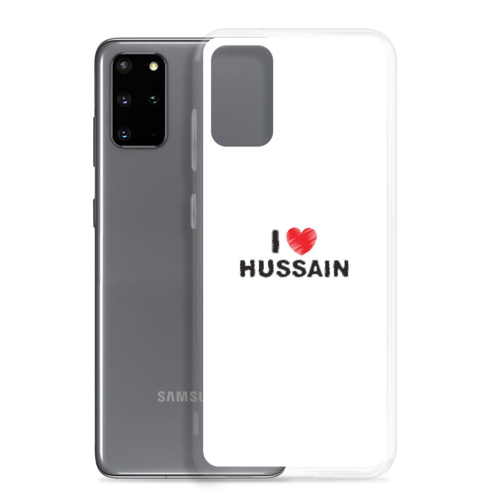 I Love Hussain (as) - Samsung Case White