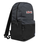 Love Hussain (as) - Embroidered CHAMPION Backpack Black