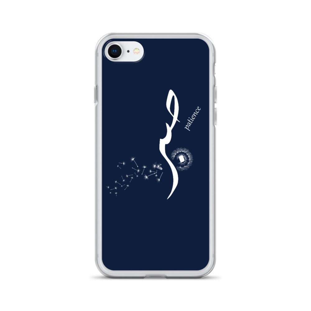 Sabr Patience - iPhone Case Navy Blue