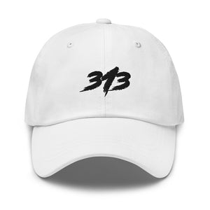 313 Black - Dad Hat Embroidered