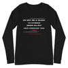 Do Not Be A Slave - Long Sleeve Shirt MEN