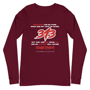 313 With Prophet (saw) Saying - Long Sleeve T-Shirt MEN