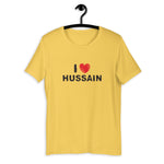 I Love Hussain (as) - Short Sleeve T-Shirt WOMEN