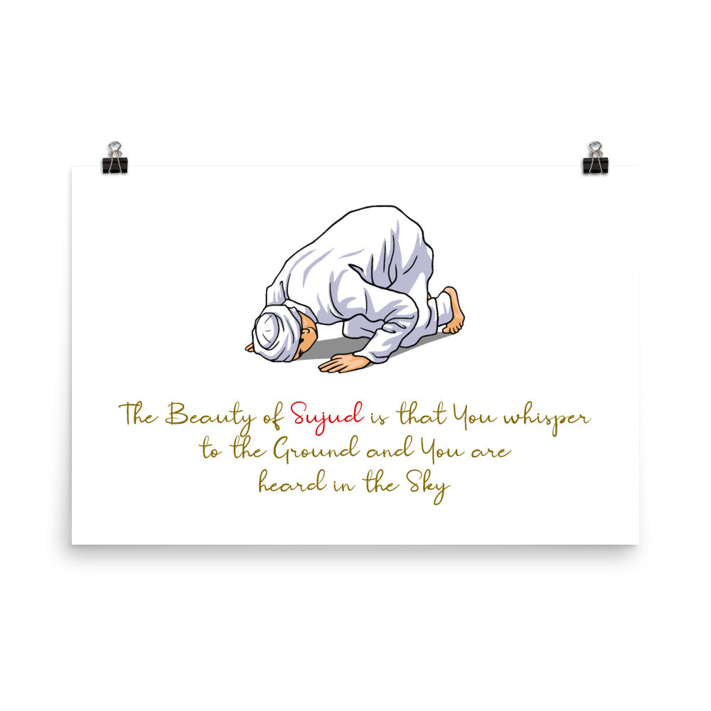The Beauty Of Sujud - Poster