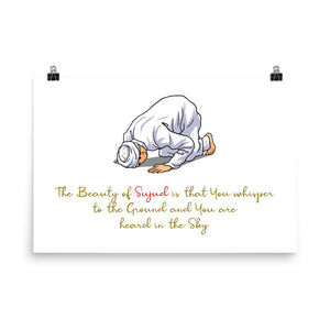 The Beauty Of Sujud - Poster