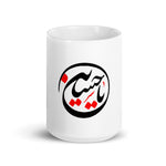 Ya Hussain (as) Circle Arabic Calligraphy - Glossy Mug