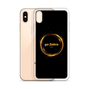 Ya Zahra (as) - iPhone Case Black Gold Circle