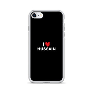 I Love Hussain (as) - iPhone Case Black